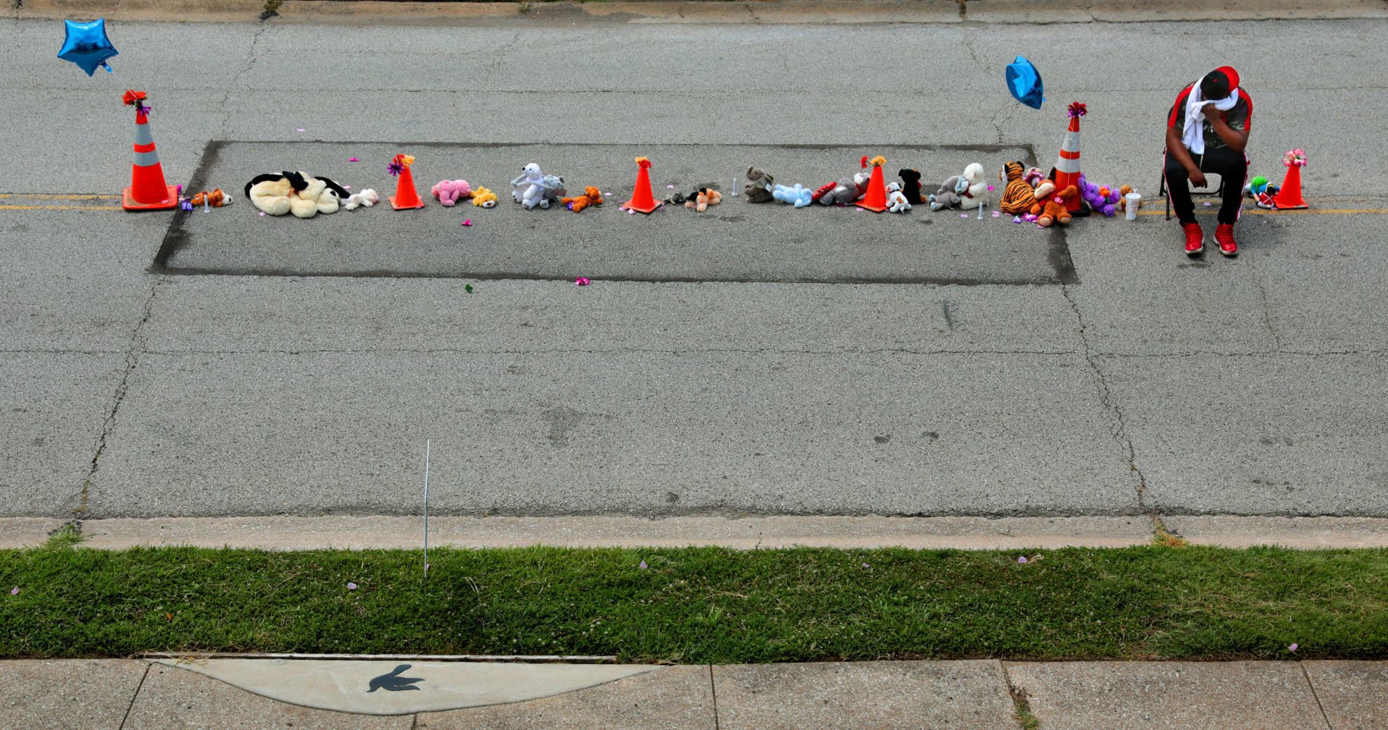 Memorial to Michael Brown, Jr. grows on Canfield Drive on eve of fifth anniversary of Ferguson unrest